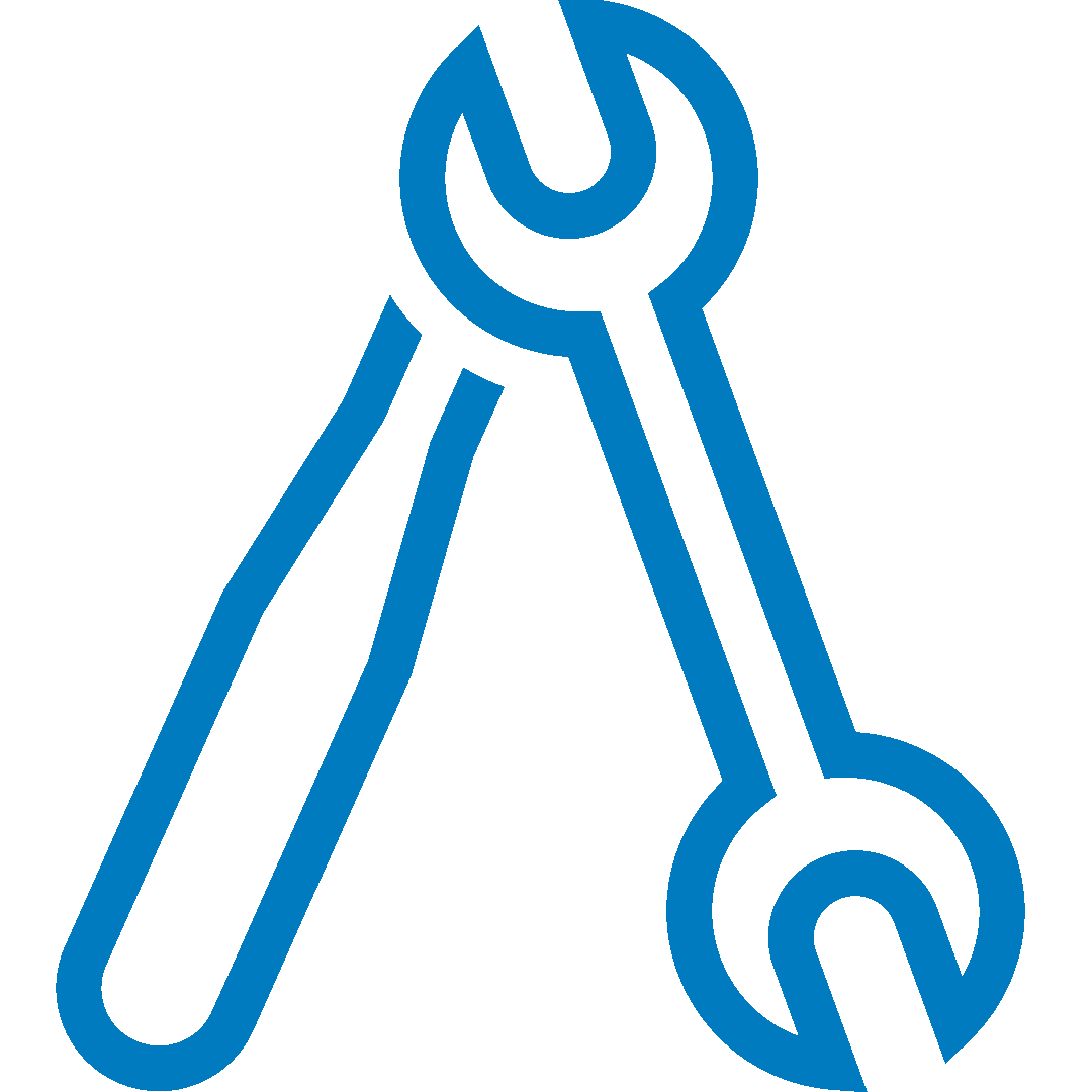 animation of a spanners and screwdriver